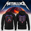 Metallica Merch Life Burns Faster 2026 Tour Hoodie Metallica Outfits Perfect Met Club Presents - Gearneko
