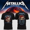 Metallica Merch Life Burns Faster 2026 Tour T-shirt Metallica Shirt Unique Gifts For Fans - Gearneko