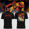 Metallica Merch Life Burns Faster 2026 Tour T-shirt Metallica Outfits Gifts Rock Fans Presents - Gearneko