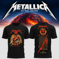 Metallica Merch Life Burns Faster 2026 Tour T-shirt Metallica Outfits Best Gifts For Fans - Gearneko