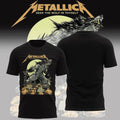 Metallica X Halloween Merch Life Burns Faster 2026 Tour T-shirt Metallica Clothes Met Club Gifts - Gearneko