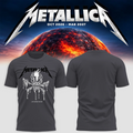 Metallica Merch Life Burns Faster 2026 Tour T-shirt Metallica Concert Outfits Gift For Met Club - Gearneko