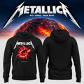 Metallica Merch Life Burns Faster 2026 Tour Hoodie Metallica Concert Outfits Gift For Music Fans - Gearneko