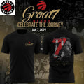 Toronto Raptors Kyle Lowry GROAT7 Black T-Shirt Toronto Raptors Clothing Basketball Lovers Gifts - Gearneko