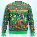 Bob's Burgers Merry Christmas Ugly Sweater Bob's Burgers Apparel Xmas Gifts - Gearneko