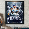Milwaukee Brewers 2026 NL Champs Sweep Los Angeles Dodgers 4 0 Poster Milwaukee Brewers Merch - Gearneko