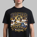 Milwaukee Brewers Merch Sweep Los Angeles Dodgers 4 0 2026 MLB National League Champions Shirt - Gearneko