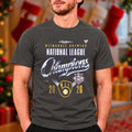 Milwaukee Brewers Merch Fanatics 2026 National League Champions Locker Room T-Shirt - Gearneko