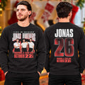 Jonas Brothers Merch Burning Up All Over Again Sweatshirt Jonas Brothers Clothing - Gearneko