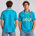 FC Barcelona X Goft Wang Jersey FC Barcelona Merch Presents For Soccer Lovers - Gearneko