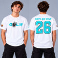 FC Barcelona X Goft Wang X Copa De Golf White T-Shirt Presents For FC Barcelona Fans - Gearneko