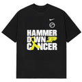 Purdue Boilermakers Hammer Down Cancer T-Shirt Purdue Boilermakers Merch Football Lover Gifts - Gearneko