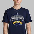 Milwaukee Brewers Merch 2026 National League Champions T-Shirt Gifts For Milwaukee Brewers Fans - Gearneko