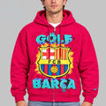 FC Barcelona X Goft Wang Zip Hoodie FC Barcelona Clothing Soccer Lovers Presents - Gearneko