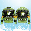 I May Have A Touch Of The 'Tism Frog Ugly Sweater Funny Xmas Clothing Christmas Gifts - Gearneko