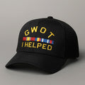 Gwot I Helped Trucker Hat Humorous Military Trucker Cap Presents For Husband - Gearneko