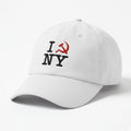 I Love New York Communist Hat Patriotic Baseball Cap Gifts For Husband - Gearneko