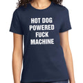Hot Dog Powered F Machine T-Shirt Internet Meme Apparel Presents For Sister - Gearneko