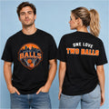 Nashville Balls One Love Two Balls Black T-Shirt Funny Saying Shirt Gifts For Basketball Lovers - Gearneko