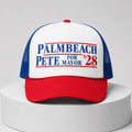 Palm Beach Pete For Mayor 2028 Trucker Hat Palm Beach Pete Merch Gifts For Supporters - Gearneko