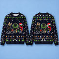 Funny Three Christmas Crows Ugly Christmas Sweater Xmas Clothing Christmas Gift Ideas - Gearneko