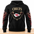 Kansas City Chiefs X Fourth Wing Night Dragons Make A Brighter Sky 2026 Hoodie Kansas City Chiefs Apparel Fan Gifts - Gearneko