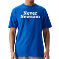 Never Newsom Shirt Political Typography Statement Tee Gifts For Boyfriend - Gearneko