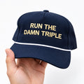 Run The Damn Triple Hat Run The Damn Triple Baseball Cap Gift For Husband - Gearneko