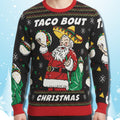 Santa Taco Bout Christmas Ugly Sweater Funny Christmas Apparel Santa Lover Xmas Gifts - Gearneko