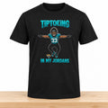 Bhayshul Tuten Tiptoeing In My Jordans Shirt Funny Bhayshul Tuten Graphic Tee Gifts For Fans - Gearneko