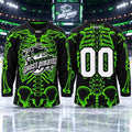 Personalized Savannah Ghost Pirates Skeleton 2026 Halloween Jersey Hockey Fan Gear - Gearneko