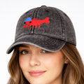 Shrimp Wearing A Shrimp Hat Streetwear Baseball Cap Presents For Besties - Gearneko