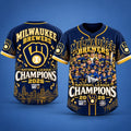 Milwaukee Brewers 2026 National League Champions Jersey Milwaukee Brewers Gear Gifts For Fans - Gearneko