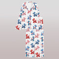 Patriotic Balloon Dog 4th Of July Animal Red White Blue Star USA Pajama Set Best Presents For Wife - Gearneko