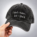 RM Namjoon I Don't Know But I Like It Hat BTS Baseball Cap Gifts For Army - Gearneko