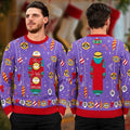 Minions This Is An Ugly Sweater Merry Christmas Purple Ugly Christmas Sweater Xmas Clothing Gifts Ideas - Gearneko