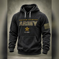 United States Army Pullover Hoodie Patriotic Gift For Veterans - Gearneko