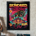 Skindred Night Of The Living Dred 2026 London UK Halloween Poster Skindred Concert Merch Rock Fans Gifts - Gearneko