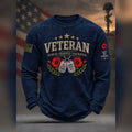 Veteran Honor Service Sacrifice Long Sleeve T Shirt Proud Veteran Fan Gear - Gearneko