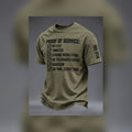 Veteran Proof Of Service T Shirt Proud Veteran Fan Gear - Gearneko
