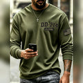 DD 214 Alumni Pocket Waffle Shirt Waffle Long Sleeve Shirt Veteran Appreciation Gift - Gearneko