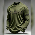 DD 214 Alumni Freedom Flag Waffle Shirt Waffle Long Sleeve Shirt Military Retirement Apparel - Gearneko