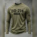 DD 214 Alumni Long Sleeve Shirt T Shirt Military Retirement Apparel - Gearneko