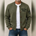 DD 214 Alumni Knit Cardigan Knit Cardigan Veterans Day Gift For Men - Gearneko