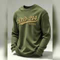 DD 214 Alumni Script Long Sleeve Shirt American Military Tribute Apparel - Gearneko