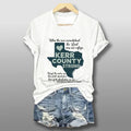 Texas Flood Kerr County Strong V-Neck Shirt Guadalupe River Flash Floods Shirt - Gearneko