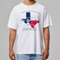 Texas Flood Through The Water Rise Our Faith Stands Firm Shirt Unique Gifts For Patriotic Dad - Gearneko