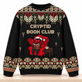 Cryptid Book Club Christmas 2026 Ugly Sweater Christmas Gifts For Bookworms - Gearneko