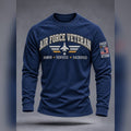 Air Force Veteran Honor Service Sacrifice Raglan T Shirt American Military Tribute Apparel - Gearneko