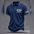 Air Force Veteran Polo Shirt Military Retirement Apparel - Gearneko